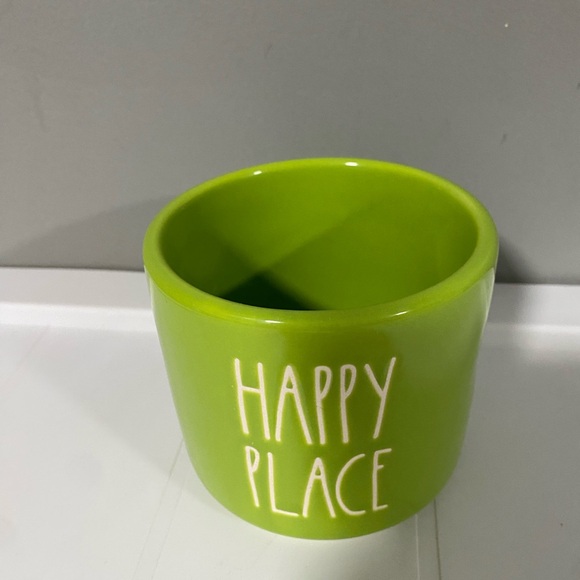 RAE DUNN “ HAPPY PLACE “ Mini Planter Pot - Picture 3 of 3